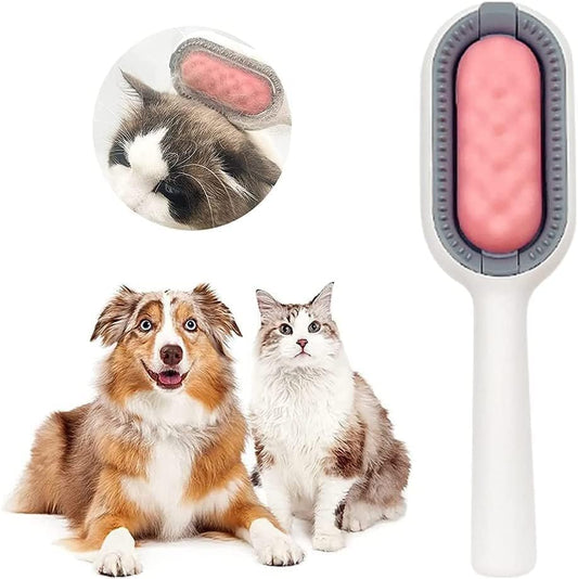 4 in 1 Universal Pet Knots Remover, Pet Cleaning Hair Removal Comb, Multifunctional Pet Hair Remover with Wet Wipes, Reusable Magic Hair Comb Dog Hair Brush Pet Hair Brushing Tool