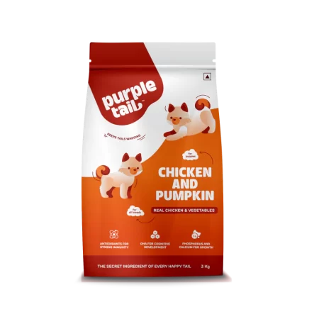 Chicken and Pumpkin Dry Food for Puppies